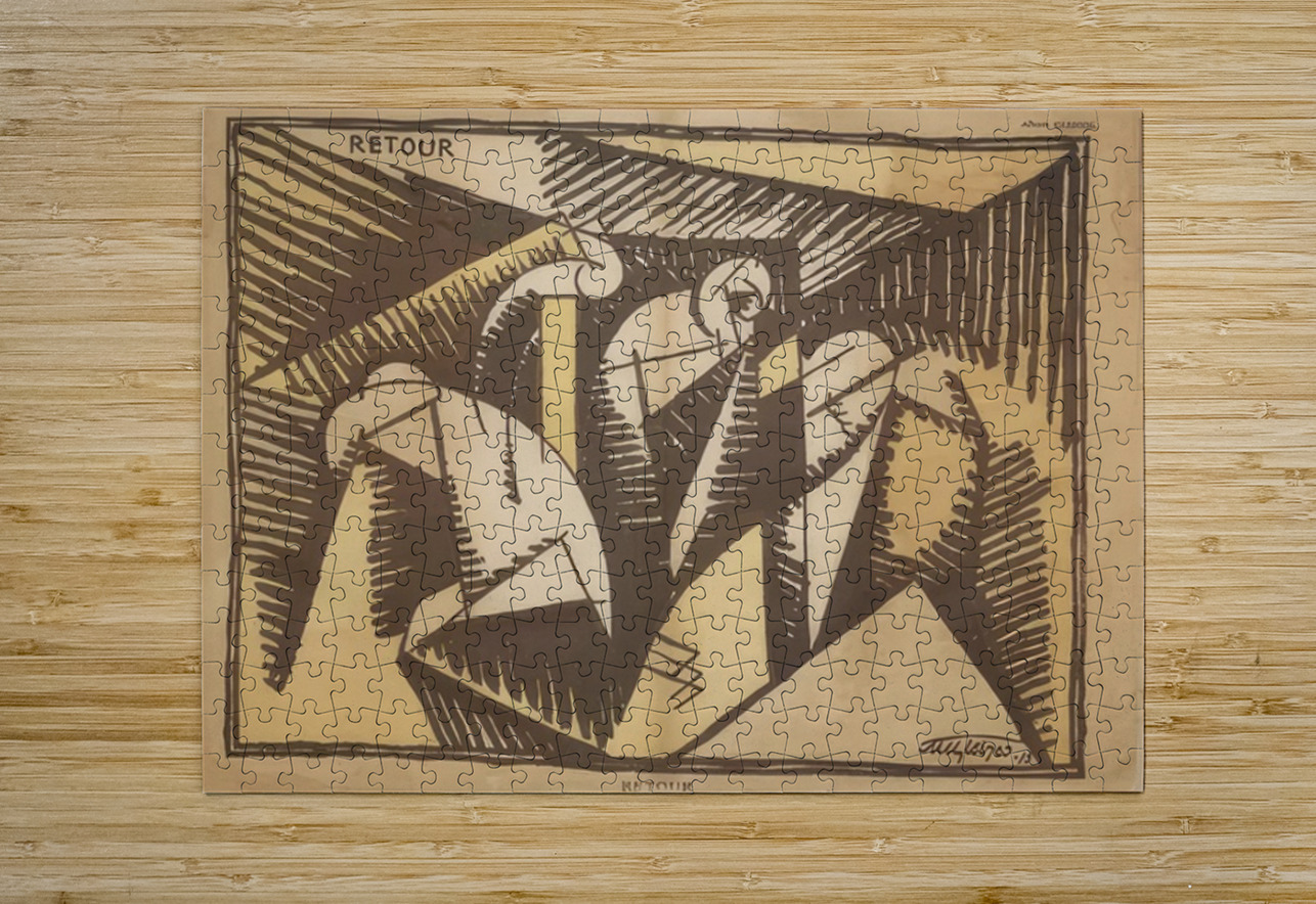 Albert Gleizes  52 AmericanPainters Puzzle printing