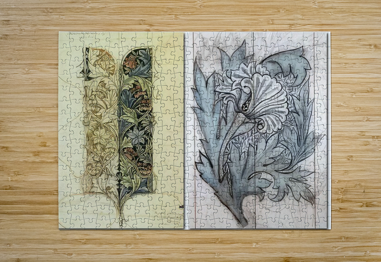 William Morris 6 AmericanPainters Puzzle printing