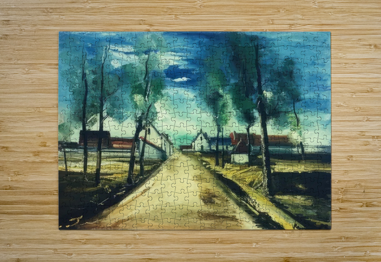 Maurice de Vlaminck 14 AmericanPainters Puzzle printing