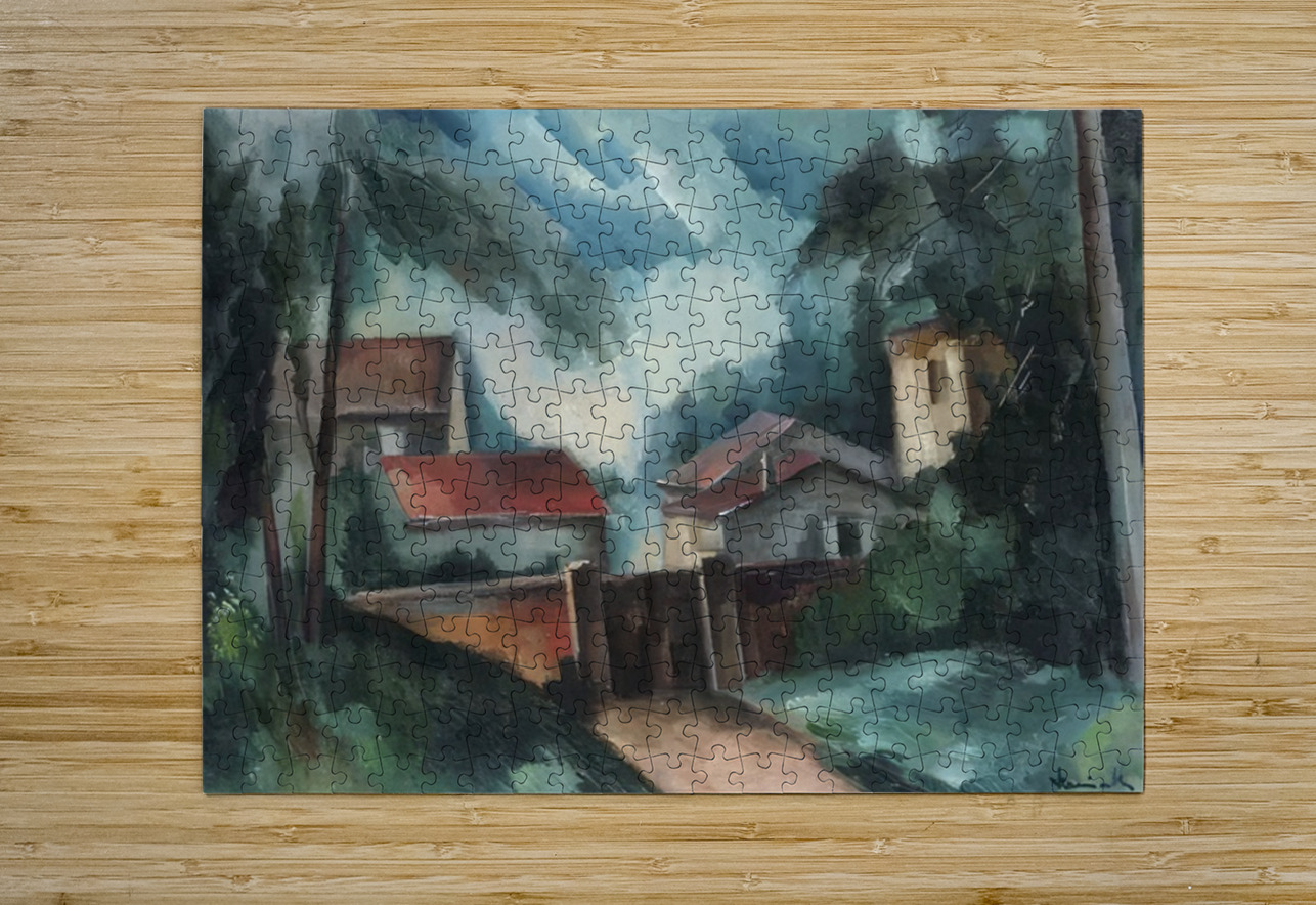 Maurice de Vlaminck 15 AmericanPainters Puzzle printing