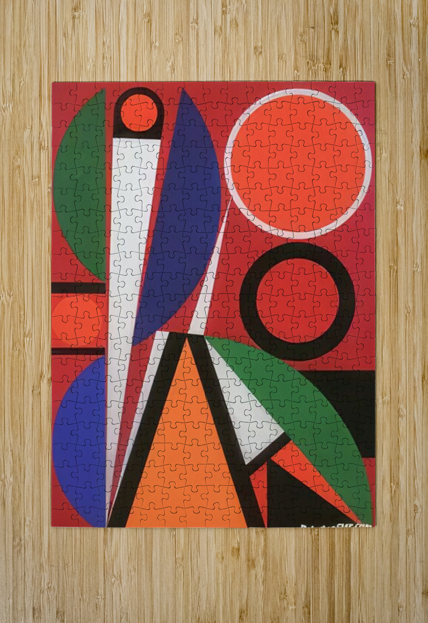 Auguste Herbin 16 AmericanPainters Puzzle printing