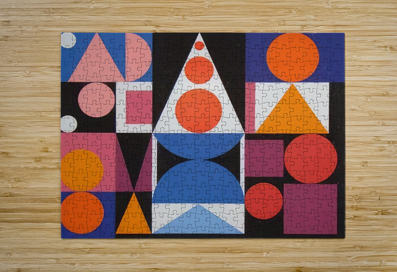 Auguste Herbin 4 AmericanPainters Puzzle printing