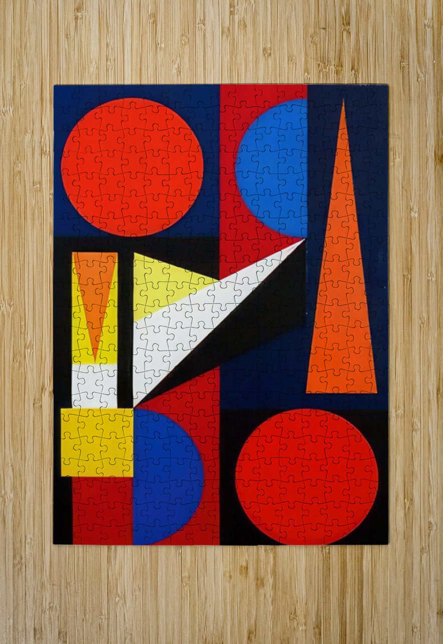 Auguste Herbin 5 AmericanPainters Puzzle printing