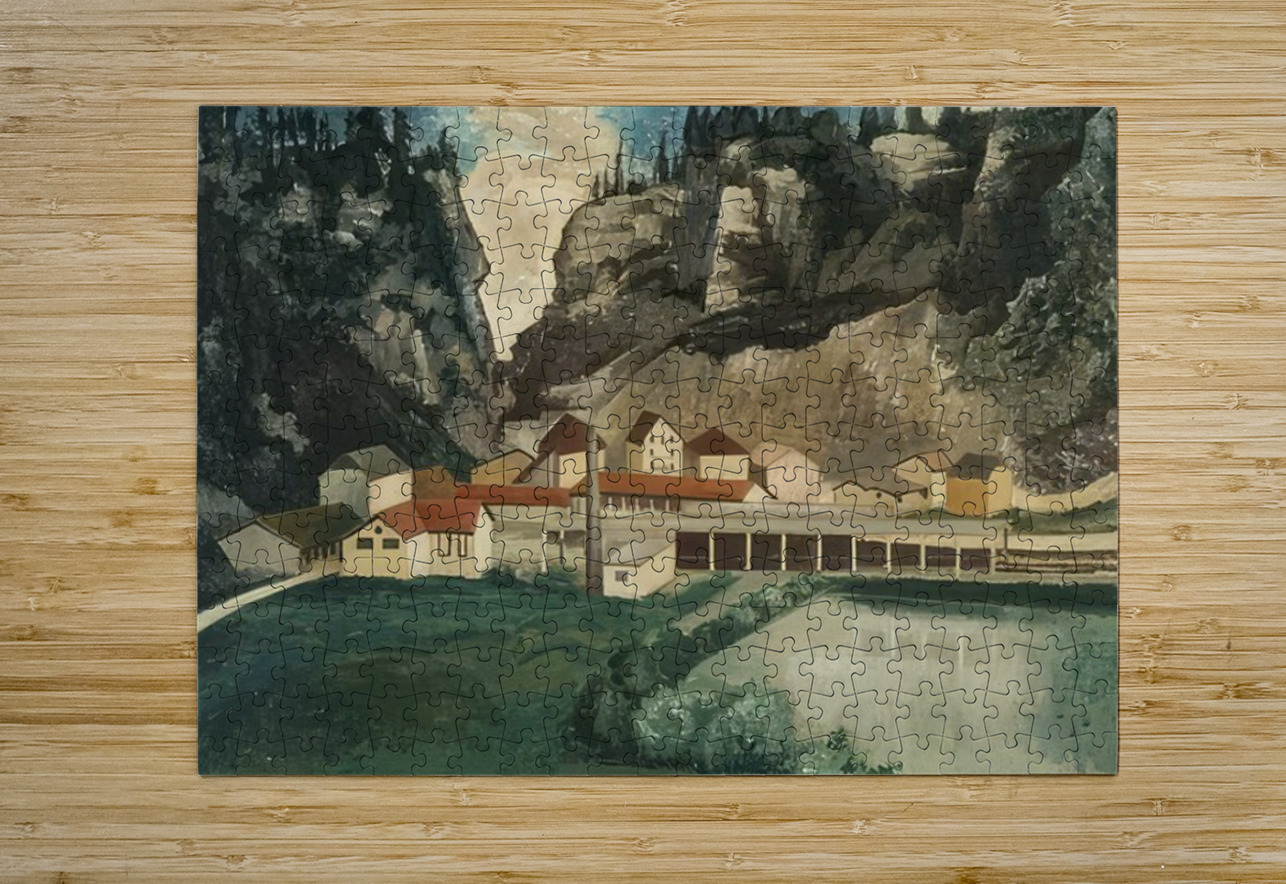 Auguste Herbin 14 AmericanPainters Puzzle printing