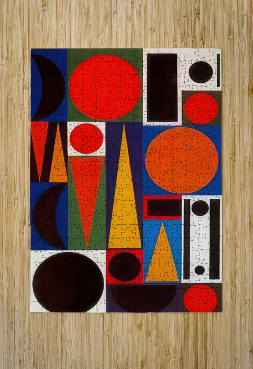 Auguste Herbin 33 AmericanPainters Puzzle printing