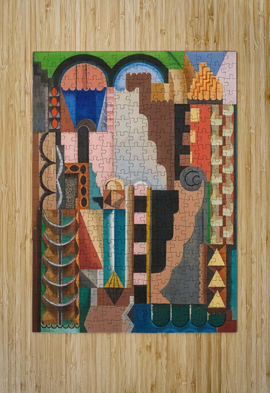 Auguste Herbin 37 AmericanPainters Puzzle printing