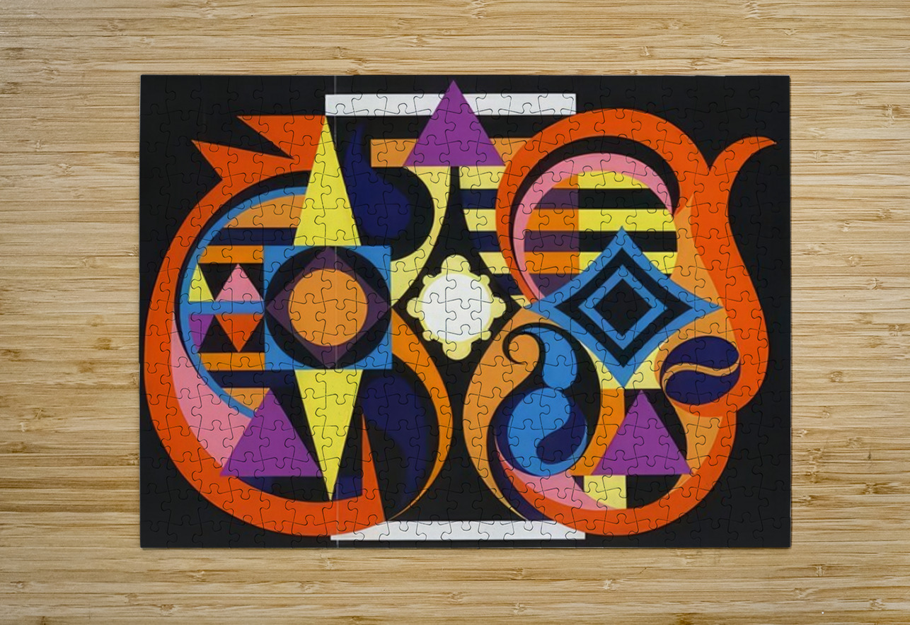 Auguste Herbin 44 AmericanPainters Puzzle printing