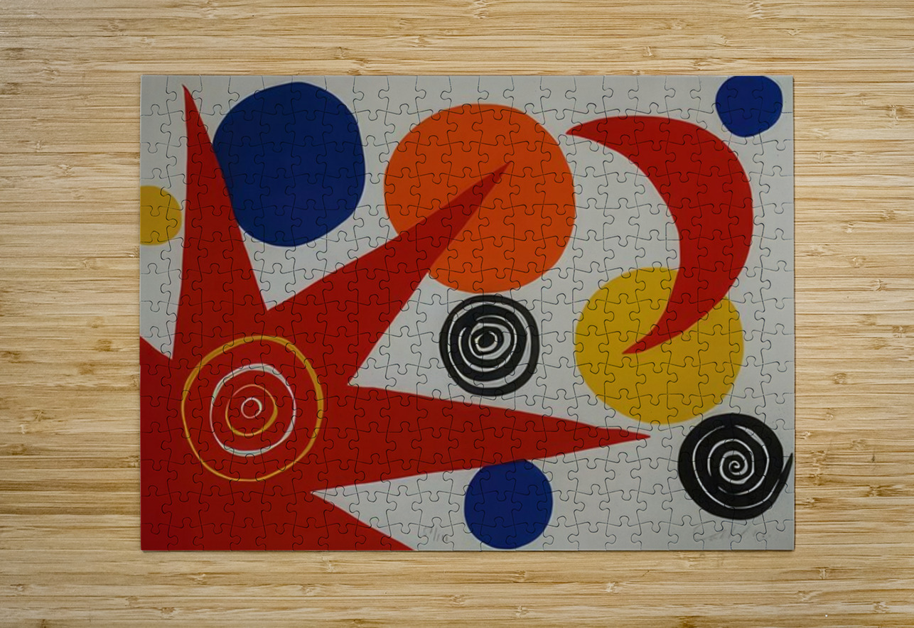 Alexander Calder 4 AmericanPainters Puzzle printing