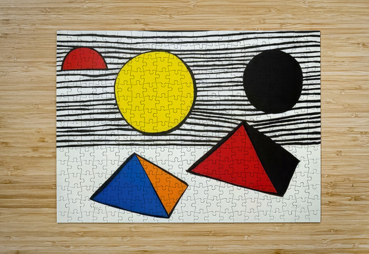 Alexander Calder 10 AmericanPainters Puzzle printing