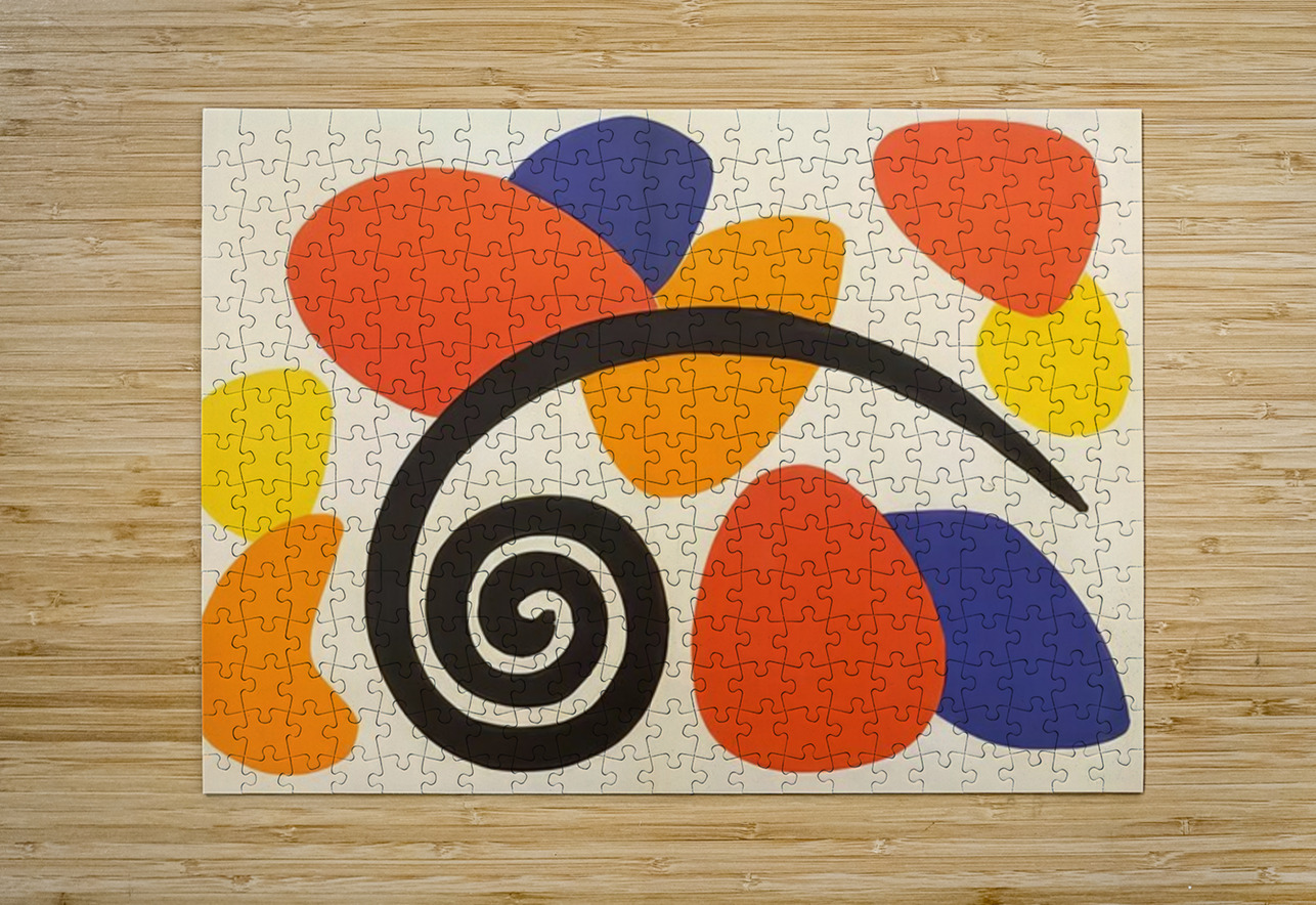 Alexander Calder 12 AmericanPainters Puzzle printing
