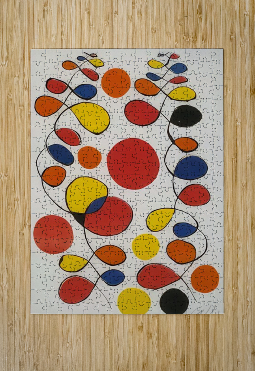 Alexander Calder 34 AmericanPainters Puzzle printing