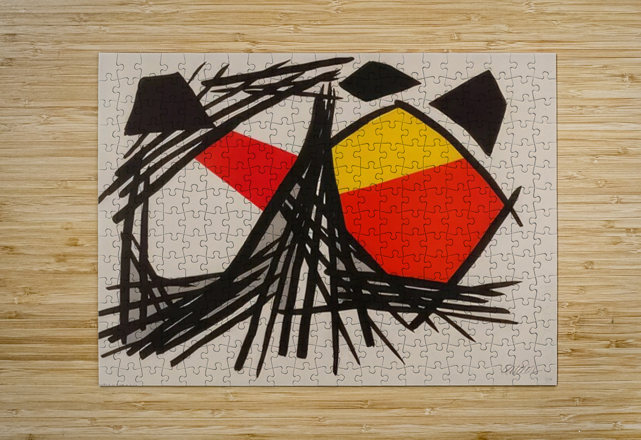 Alexander Calder 52 AmericanPainters Puzzle printing
