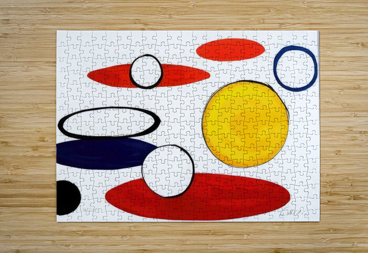 Alexander Calder 63 AmericanPainters Puzzle printing