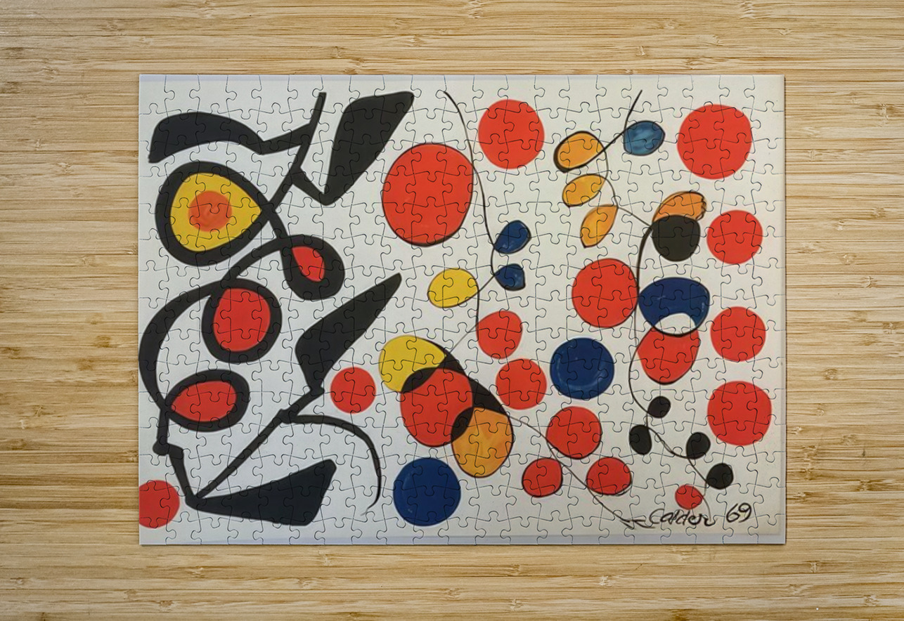 Alexander Calder 65 AmericanPainters Puzzle printing