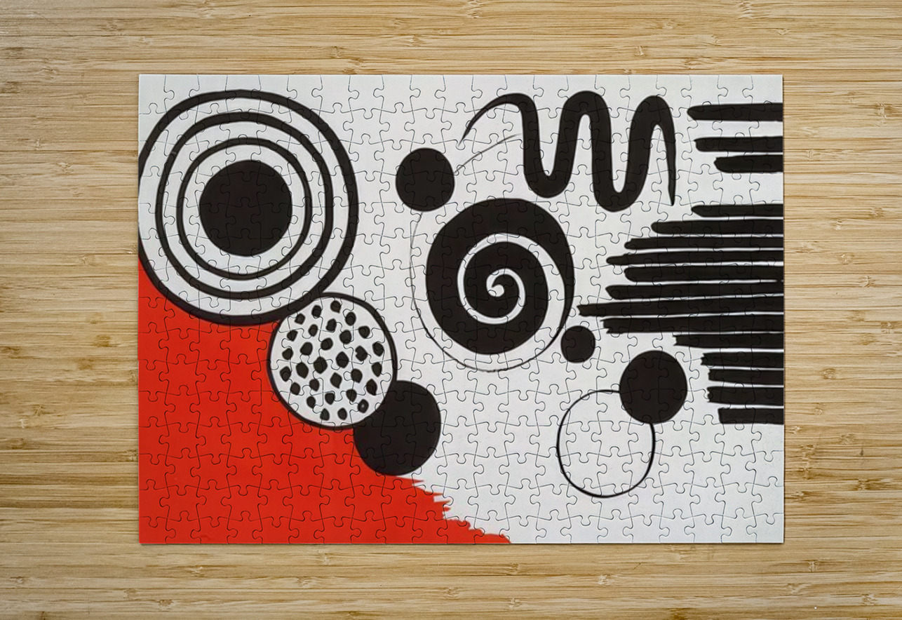 Alexander Calder 70 AmericanPainters Puzzle printing