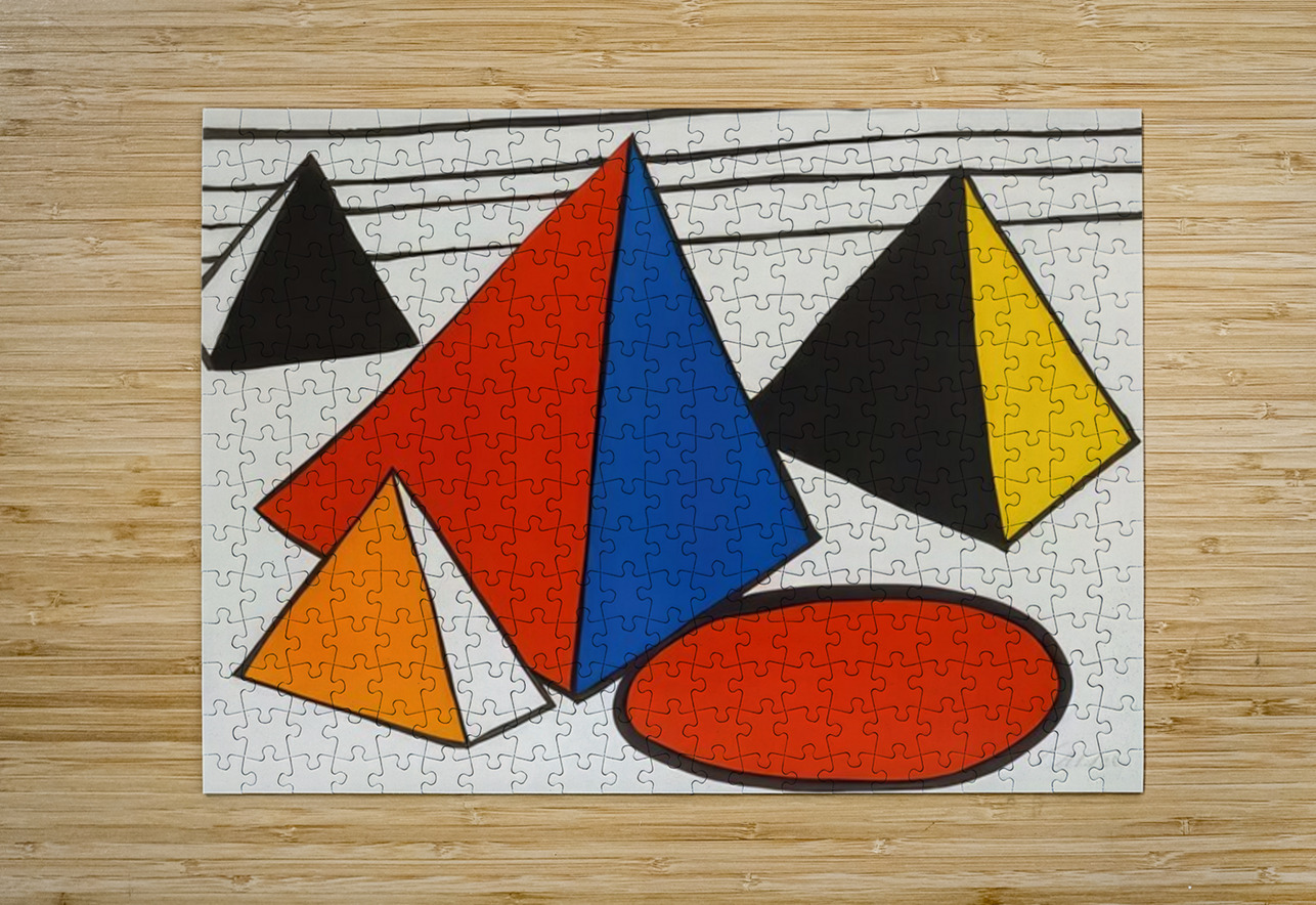 Alexander Calder 14 AmericanPainters Puzzle printing