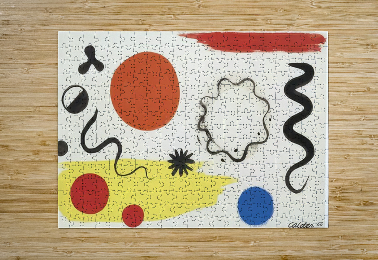 Alexander Calder 27 AmericanPainters Puzzle printing