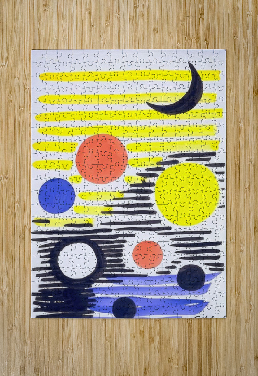 Alexander Calder 44 AmericanPainters Puzzle printing