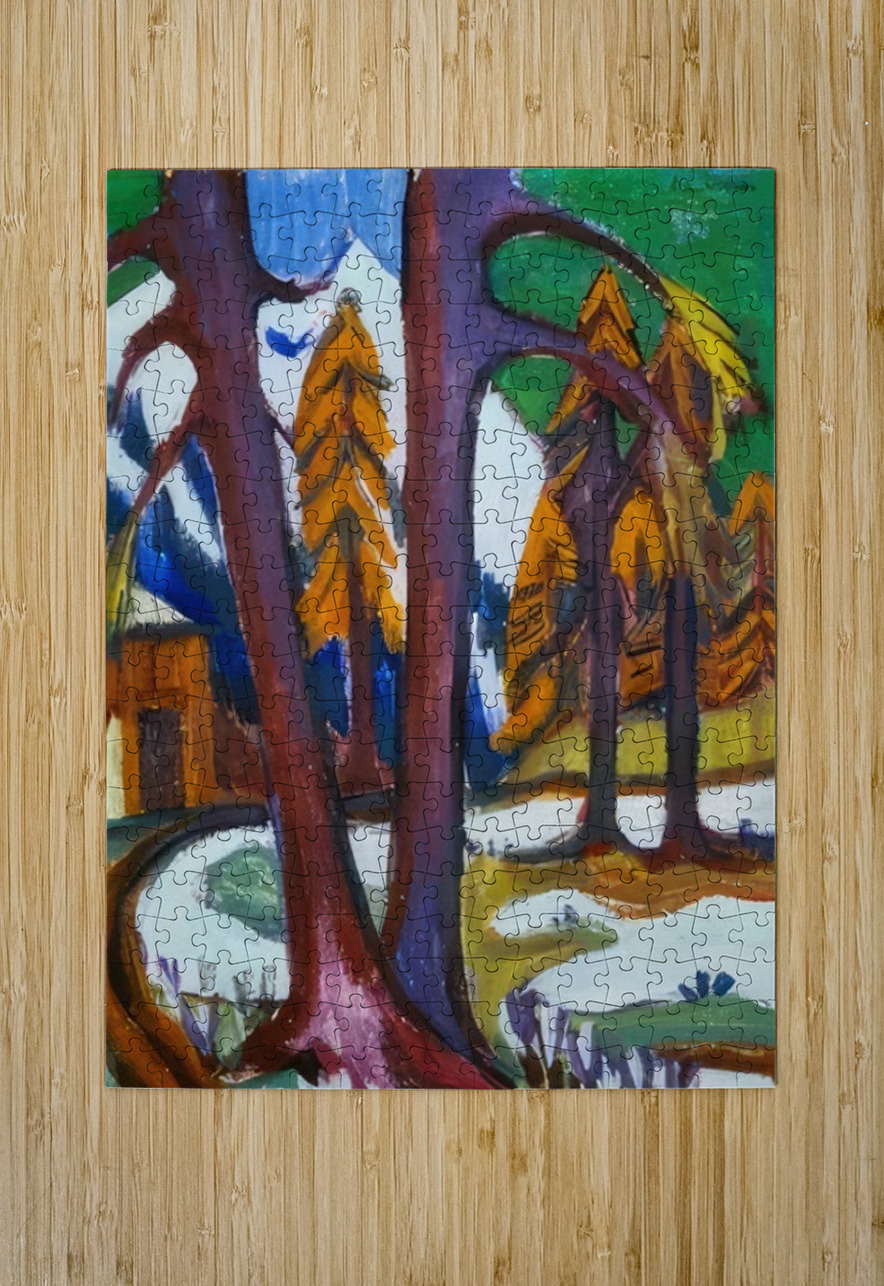 Ernst Ludwig Kirchner 29 AmericanPainters Puzzle printing