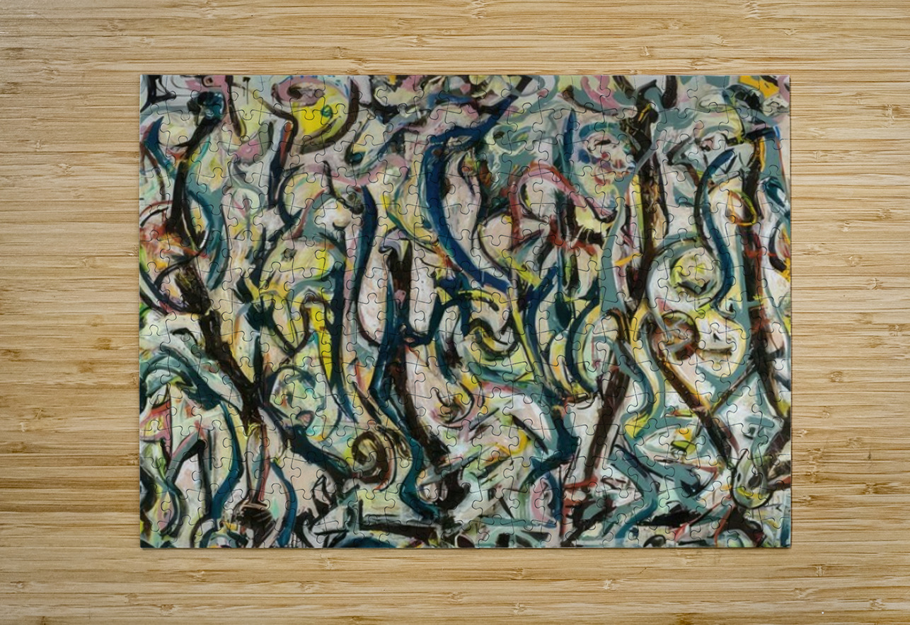 Jackson Pollock 4 AmericanPainters Puzzle printing