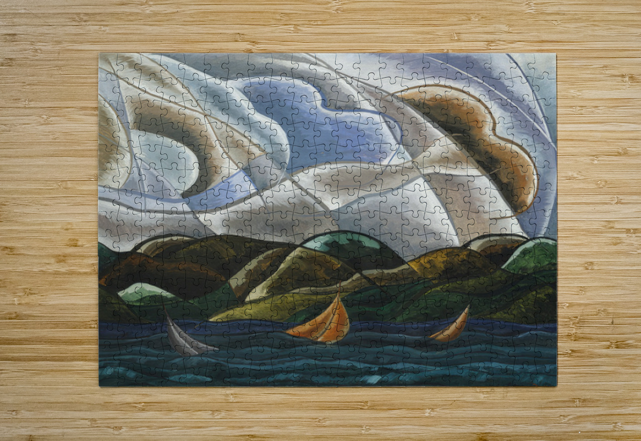 Arthur Dove 7 AmericanPainters Puzzle printing