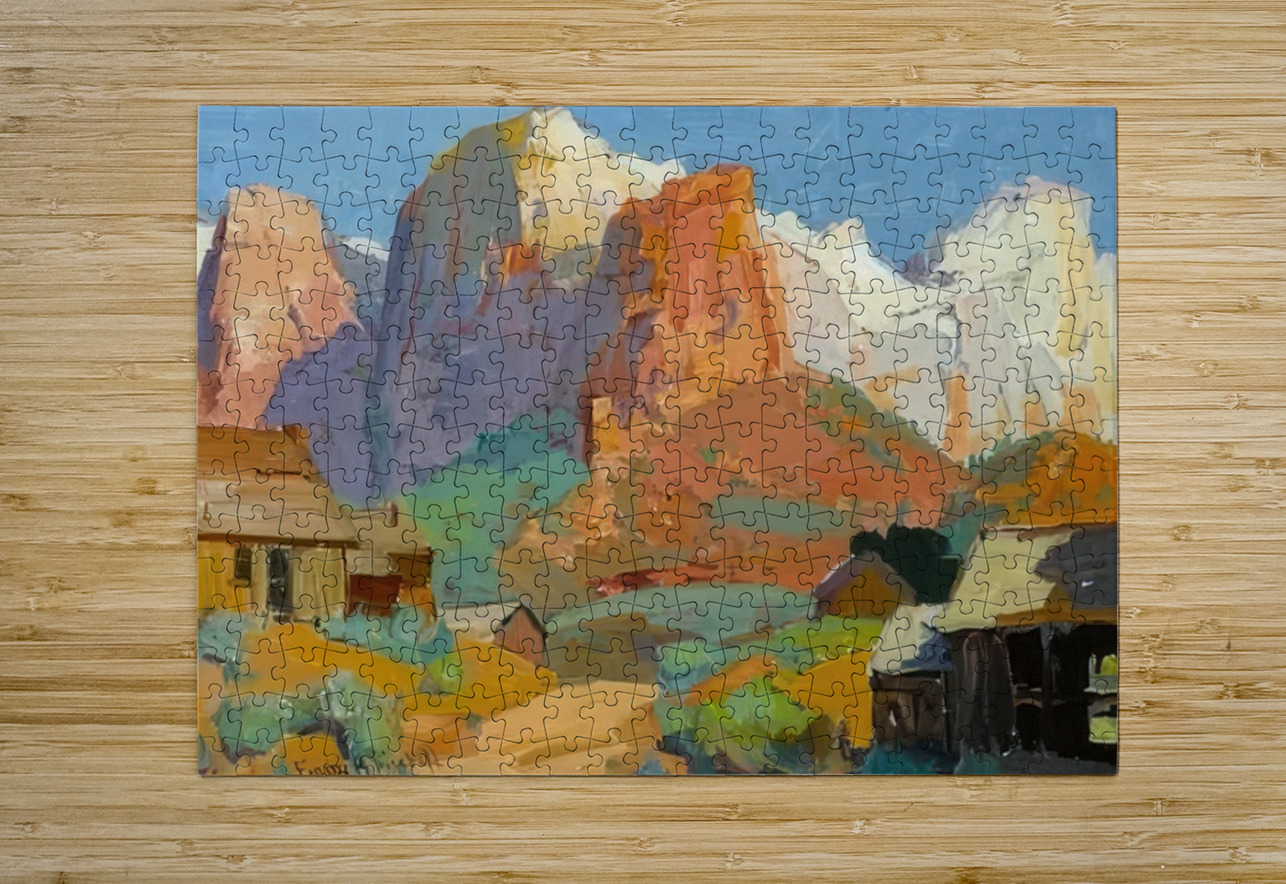 Franz Bischoff 10 AmericanPainters Puzzle printing