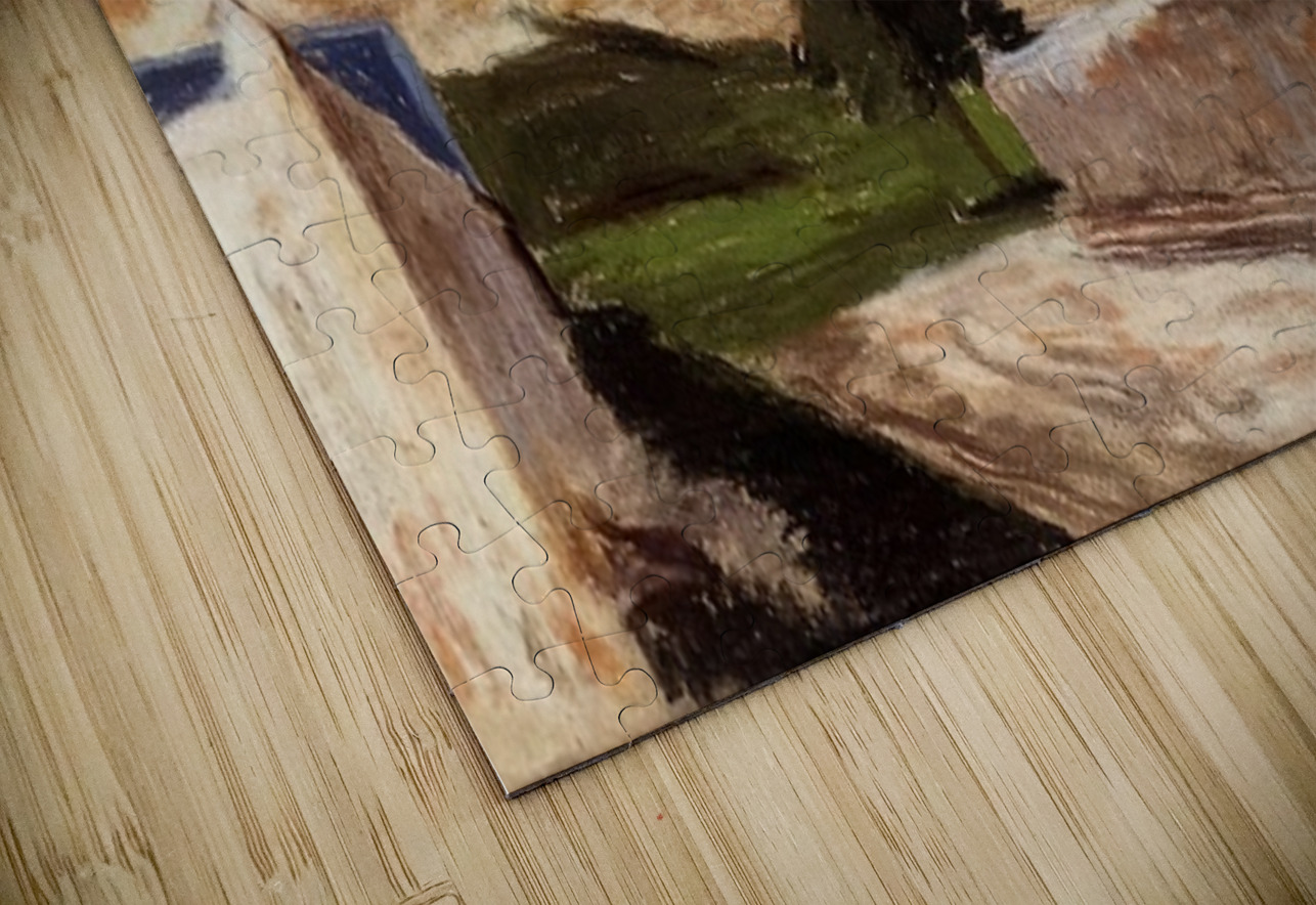 A Street in l Hermitage Pontoise 1874 Camille Pissarro AmericanPainters Puzzle