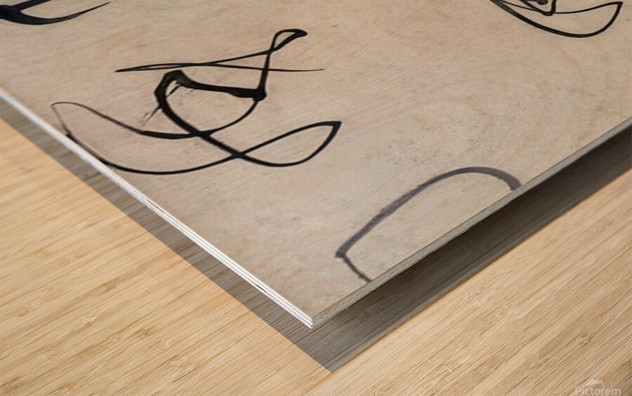 Art by Brice Marden   Wood print