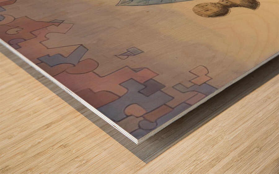 Rene Magritte Wood print