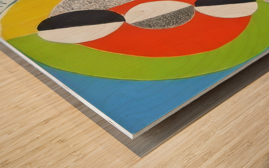 Sonia Delaunay 63 Wood print