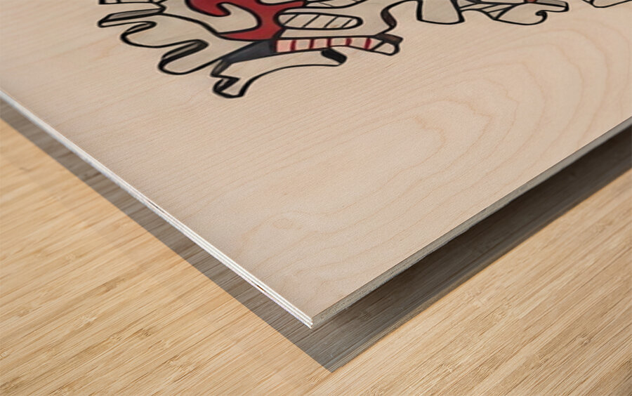 JEAN DUBUFFET 27 Wood print