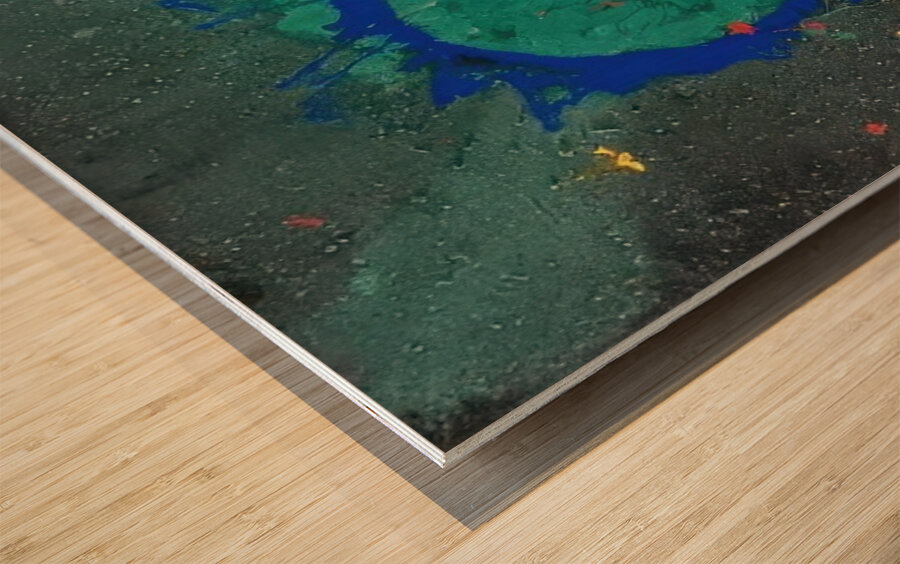 John Hoyland 49 Wood print