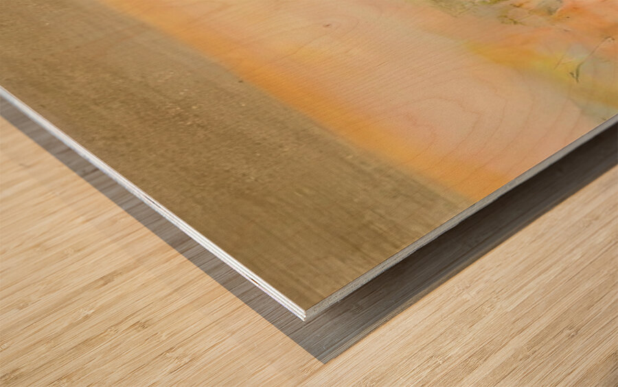 Zao Wo Ki 25 Wood print