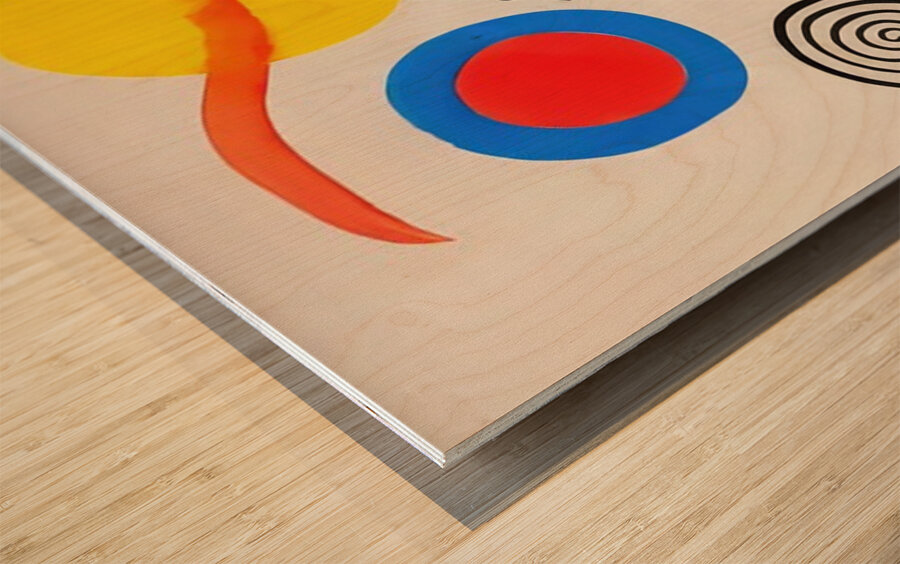 Alexander Calder 37 Wood print