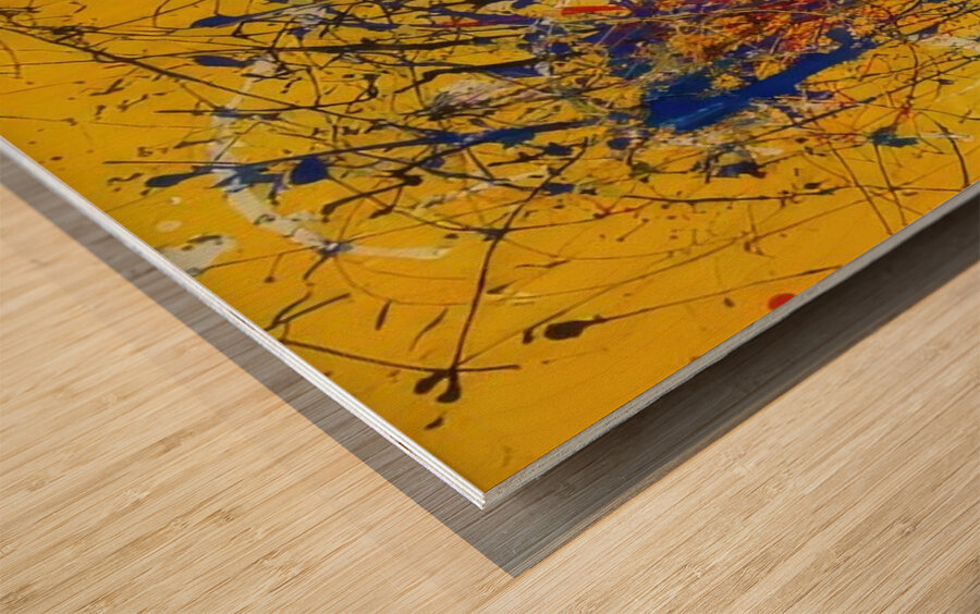 Jackson Pollock 39 Wood print